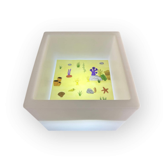 Korály - Podložka na světelný stůl KOSTKA